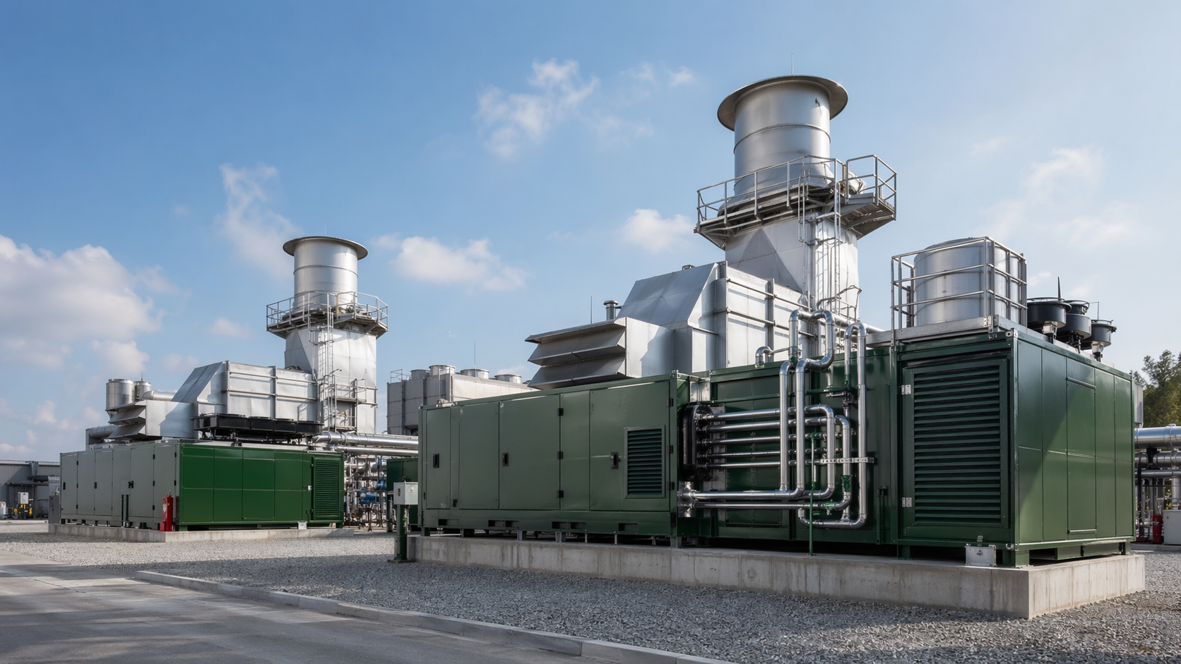 Natural gas generator and industrial turbine equipment